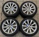 Alu kolo originál AUDI Q7 10x20" ET44, 5x130x71.5 a Yokohama Advan Sport V105 295/40 R20 110Y XL 40%