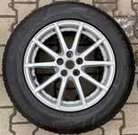 Alu kolo originál LAND ROVER 7x17“ ET45 5x108x63.3 a Dunlop Grandtrek Touring A/S 225/65 R17 106V XL 50%