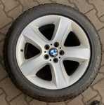 Alu kolo originál BMW 9x19" ET48 Přední 5x120x74, Zadní 5x120x72.5 a Dunlop Grandtrek WT M3 255/50 R19 107V XL 60%