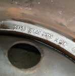 Plechový disk KFZ 5490 5Jx14 4x100x54 ET46