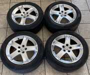 Alu kolo originál PEUGEOT 7x17" 5x108x65 ET48 a Pirelli P7 Cinturato 215/55 R17 94V 50%