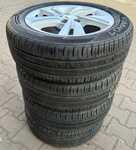 Alu kolo originál ŠKODA 6x15" ET38, 5x100x57 a Kumho KH27 Ecowing ES01 185/60 R15 84H 80%