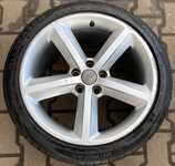 Alu kolo originál AUDI 9x18" ET52, 5x112x57 a Ovation VI-782 245/40 R18 97V XL 0%
