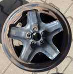 Plechový disk KFZ 6.5x16 5x105x56.5 ET39 + čidla tlaku TPMS