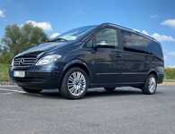 MERCEDES VIANO jsme obuli na Alu kolo originál MERCEDES 7.5x18" ET56, 5x112x66.5 a Bridgestone Dueler H/P Sport 235/50 R18 97V