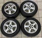Alu kolo originál ŠKODA 6x15" ET38, 5x100x57 a Saetta Touring 2 195/65 R15 91V 70%