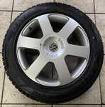 Alu kolo originál ŠKODA 6.5x16" ET50, 5x112x57 a Dayton DW510 EVO 205/55 R16 91H 50%