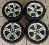 Alu kolo originál VW 6.5x17" ET39 5x112x57 a Sailun Ice Blazer Alpine EVO1 225/45 R17 94V XL 90%