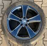 Alu kolo originál VW 6.5x17" ET39 5x112x57 a Continental PremiumContact 6 205/50 R17 93Y XL 90%