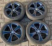 Alu kolo originál VW 6.5x17" ET39 5x112x57 a Continental PremiumContact 6 205/50 R17 93Y XL 90%