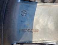Alu kolo originál VW 6.5x17" ET39 5x112x57 a Continental PremiumContact 6 205/50 R17 93Y XL 90%