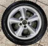 Alu kolo originál VW 7x16" ET59 5x112x57 a Goodyear UltraGrip 9+ 205/55 R16 91T 10%