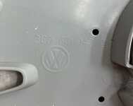 Kryty kol - Poklice na kola originál VW 16"