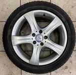 Alu kolo originál MERCEDES 7.5x17" 5x112x66.5 ET45 a Bridgestone RE050A 245/45 R17 95Y 10%