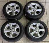Alu kolo DEZENT 6.5x15" ET38, 5x100x57 a Firestone Roadhawk 195/65 R15 91H 70%