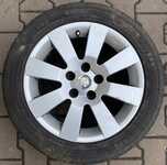 Alu kolo originál ŠKODA 7x16" ET37 5x112x57 a 2ks Fortune FSR801 205/55 R16 91H 10% a 2ks Maxxis MA-718 205/55 R16 91H 30%