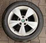 Alu kolo originál ŠKODA 6.5x16" ET46 5x112x57 a Michelin Energy Saver + 205/55 R16 91V 60%