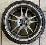 Alu kolo DOTZ 8x18“ ET35, 4x100x60 a Wanli S-1097 215/40 R18 85W XL 30%