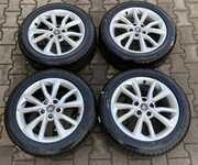 Alu kolo originál AUDI 7x17“ ET47, 5x112x57 a Tracmax X-Privilo TX-3 225/50 R17 98Y XL 80%