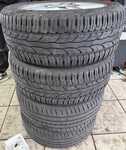 Alu kolo originál FORD 6x15" 4x108x63.3 ET47.5 a Hankook K107 Ventus S1 EVO 195/50 R15 82H 50% a Sava Intensa HP 195/50 R15 82H 50%