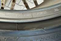 Alu kolo originál MERCEDES AMG 5x112x66.5, Přední 9.5x21" ET56 a Michelin Pilot Sport 4S 275/35 R21 103Y XL MO 90%, Zadní 11x21" ET67 a Michelin Pilot Sport 4S 305/30 R21 104Y XL MO 80% + čidla tlaku TPMS
