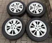 Alu kolo originál RENAULT 6.5x16" 5x108x60 ET50 a Kleber Dynaxer HP3 205/55 R16 91H 30%