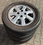 Alu kolo originál CHEVROLET 4.5x14" ET43.5 4x100x56.5 a Goodride Radial SP06 175/65 R14 82H 40% 