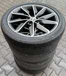 Alu kolo originál ŠKODA 7x18" ET39, 5x100x57 a Bridgestone Potenza RE050A 215/45 R18 89W 5%