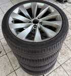 Alu kolo originál VW 8x18" ET41 5x112x57 a Michelin Pilot Alpin PA4 235/40 R18 91V 0%