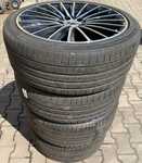 Alu kolo originál MERCEDES AMG 5x112x66.5 PŘEDNÍ 7.5x19" ET40 a Continental SportContact 5 225/40 R19 93Y XL 30%, ZADNÍ 9x19" ET58.1 a Continental ContiSportContact 5P 255/35 R19 96Y XL 50% + čidla tlaku TPMS