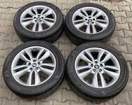 Alu kola originál HYUNDAI 7.5x19“ ET49.5, 5x114.3x67 a Kumho Crugen HP91 235/55 R19 105W XL 90% + čidla tlaku TPMS