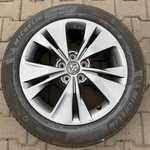 Alu kolo originál TOYOTA 7x17" 5x108x65 ET50 a Michelin Primacy 4 205/55 R17 95V XL 60%