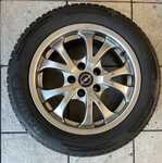 Alu kolo Alutec Nitro 7.5x16" 5x110x65 ET38 a Barum Polaris 6 205/55 R16 91H 99%  + čidla tlaku TPMS