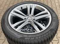 Alu kolo originál VW Arteon 8x18" ET40, 5x112x57 a Pirelli Winter Sottozero 3 245/45 R18 96V s-i 99%