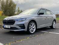 ŠKODA SCALA jsme obuli na Alu kolo originál ŠKODA 7x18" ET39, 5x100x57 a Barum Polaris 5 205/45 R18 90V XL