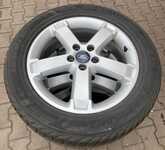 Alu kolo originál FORD 6.5x17" 5x108x63.3 ET52.5 a Kumho WinterCraft WP71 235/50 R17 100V XL 80% + čidla tlaku TPMS