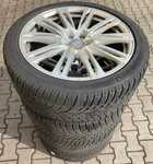 Alu kolo originál AUDI 9x20" ET37, 5x112x66.5 a Dunlop SP Winter Sport 3D 265/40 R20 104V XL AO 10%