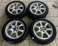Alu kolo Platin 7.5x17" ET38, 5x112x66.5 a Goodyear EfficientGrip Performance 215/55 R17 94V 60%