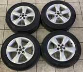 Alu kolo OPEL 7x17" 5x105x56.5 ET42 a Continental ContiEcoContact 5 215/60 R17 96H 80%