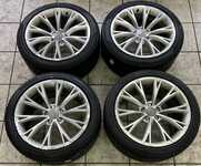 Alu kolo originál AUDI 9x19" ET33 5x112x66.5 a Pirelli Winter 240 SottoZero II 255/40 R19 100V XL 10%