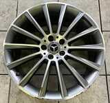 Alu kolo originál MERCEDES AMG 5x112x66.5, Přední 8.5x20" ET38 a Zadní 9.5x20" ET38 + čidla tlaku TPMS