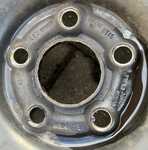 Plechový disk KFZ 6955 6Jx16 5x100x57 ET45