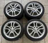 Alu kolo originál BRABUS 5x112x66.5 PŘEDNÍ 8.5x18" ET50 a Michelin Primacy 4 235/40 R18 91W 60%, ZADNÍ 9.5x18" ET50 a Dunlop SP Sport 01 275/35 R18 95W ROF * 0% 