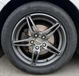 FORD FOCUS jsme obuli na Alu kolo GARMANI 6.5x16" 5x108x63.3 ET50 a Lassa Greenways 205/55 R16 91V + čidla tlaku TPMS