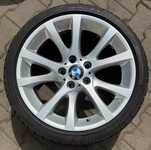 Alu kolo originál BMW 5x120x72.5 Přední 7.5x18" ET49 a Dunlop SP Sport 01 215/40 R18 85Y RFT * 90% , Zadní 8.5x18" ET52 a Dunlop SP Sport 01 245/35 R18 88Y RFT * 90% + čidla tlaku TPMS