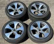 Alu kolo originál MERCEDES 5x112x66.5, Přední 10x21" ET52 a Pirelli Scorpion Winter 275/45 R21 110V XL MO 90%, Zadní 11x21" ET38 a Pirelli Scorpion Winter 315/40 R21 111V MO 90% + čidla tlaku TPMS