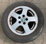 Alu kolo originál ŠKODA 6x14" ET43, 5x100x57 a Kama Breeze HK-132 185/60 R14 82H 70%