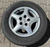 Alu kolo originál OPEL 6x15" ET52, 5x115x70.2 a Semperit Speed-Life 205/65 R15 94V 80%