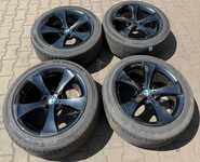Alu kolo originál BMW X6 Přední 5x120x74 10x20" ET40 a Tracmax X-Privilo RS01+ 275/40 R20 106Y XL 30%, Zadní 5x120x72.5 11x20" ET37 a Tracmax X-Privilo RS01+ 315/35 R20 110Y XL 30%
