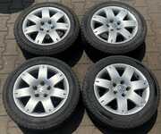 Alu kolo originál VW 7x16" ET37 5x112x57 a Matador MPS320 Maxilla 195/60 R16 C 99T  90%